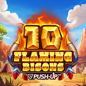 Caça-níqueis 10-Flaming-Bisons